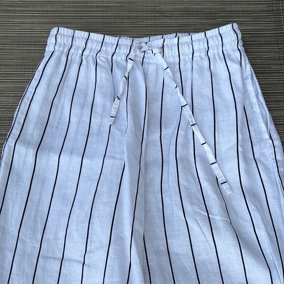 🎯NWOT Faithfull the Brand Clemence Navy Blue & White Striped Culottes Size Small - Picture 5 of 12